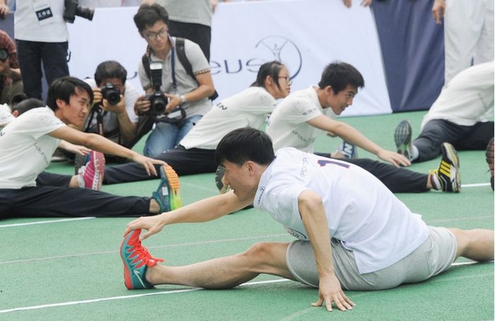 Liu Xiang promociona los premios Laureus World Sports en Shanghai