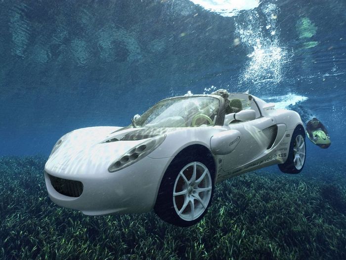 Primer coche submarino del mundo que realmente funciona