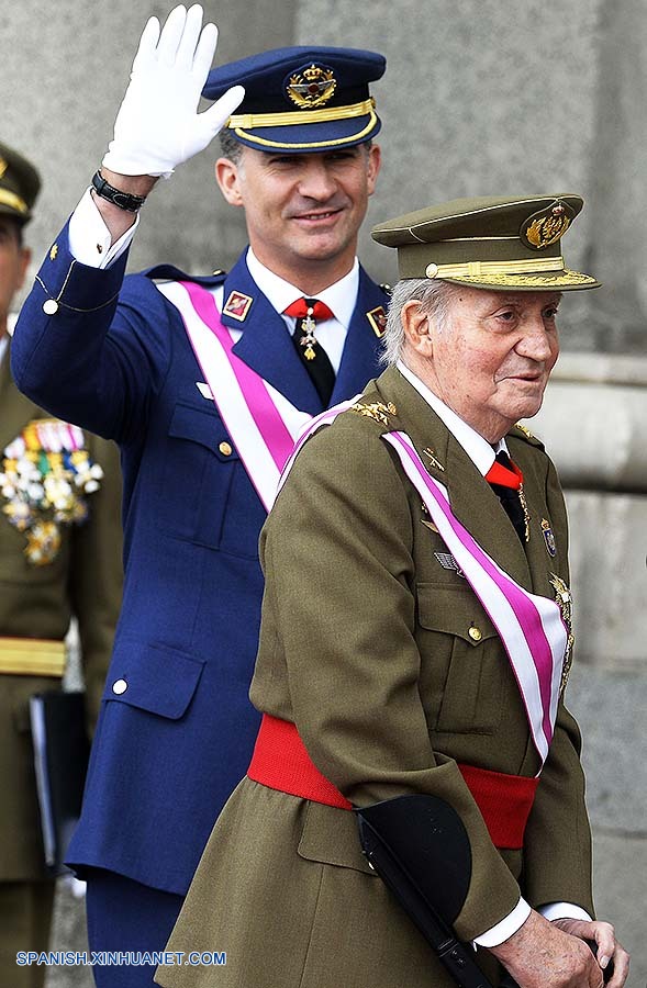 Juan Carlos I disfruta hoy del último día como Rey de Espa?a 2