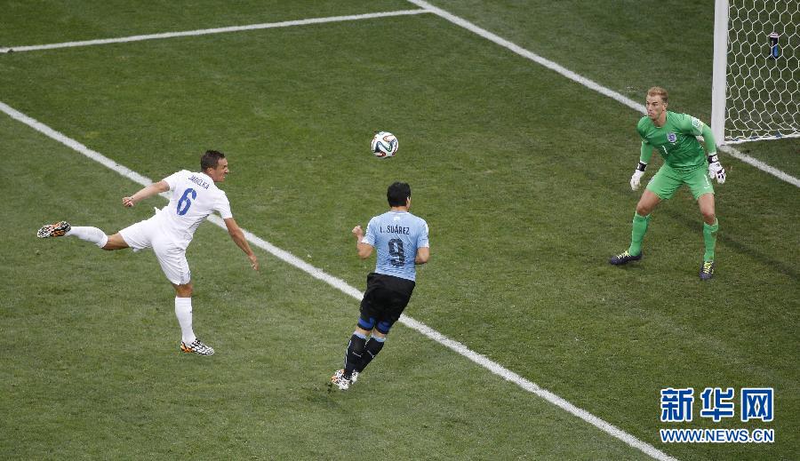 MUNDIAL 2014-Crónica: Goles de Suárez dan la victoria a Uruguay ante Inglaterra