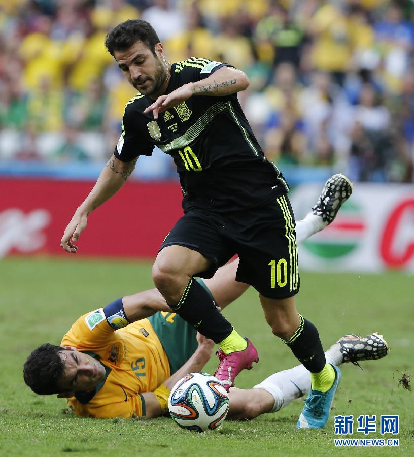 MUNDIAL 2014: Espa?a se despide de Brasil con victoria 3-0 ante Australia