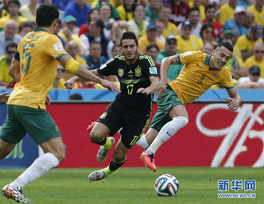 MUNDIAL 2014: Espa?a se despide de Brasil con victoria 3-0 ante Australia