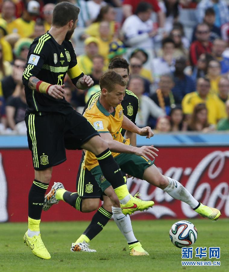 MUNDIAL 2014: Espa?a se despide de Brasil con victoria 3-0 ante Australia