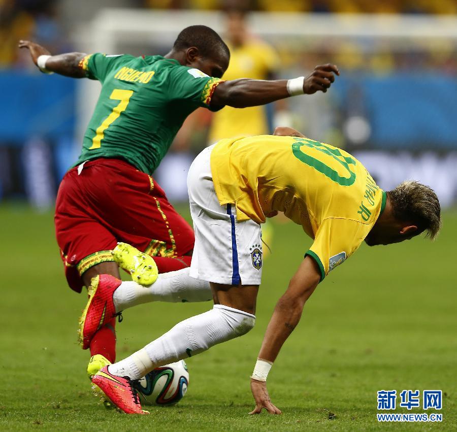 MUNDIAL 2014: Brasil golea 4-1 a Camerún y disputará octavos de final ante Chile