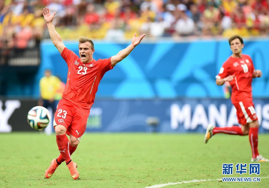 MUNDIAL 2014: Goles de Shaqiri conducen a Suiza a octavos de final