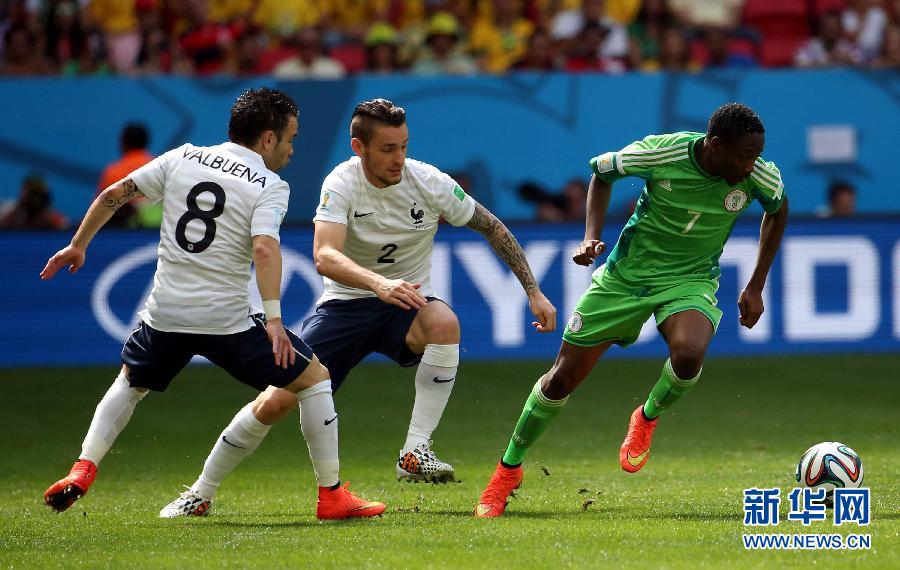 MUNDIAL 2014: Francia pasa a cuartos de final con victoria de 2-0 sobre Nigeria