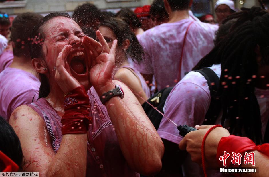 Comienza el Festival de San Fermín en Espa?a 2014