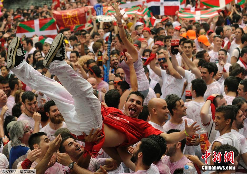 Comienza el Festival de San Fermín en Espa?a 2014