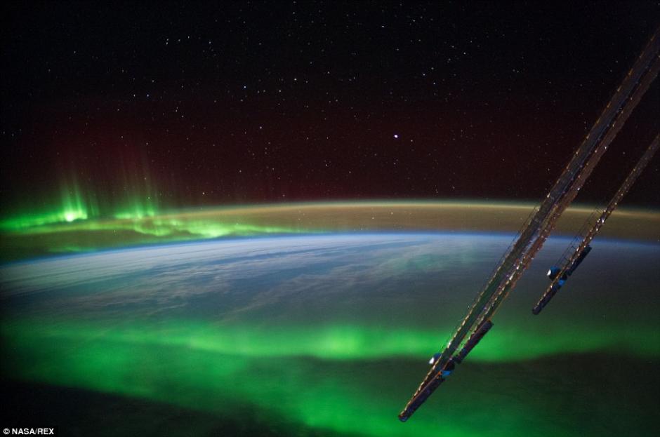 NASA publicó imágenes maravillosas de la aurora boreal de la Tierra