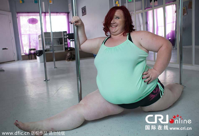 LuAyne Brown, la bailarina más gorda de ‘pole dance’