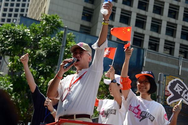 190.000 personas en Hong Kong participan en marcha contra Ocupa Central