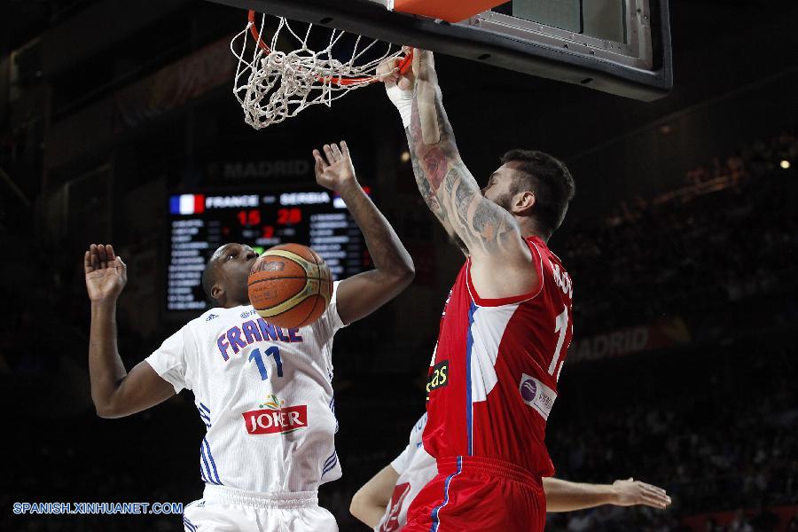 BALONCESTO MUNDIAL: Serbia jugará la final ante EEUU tras vencer a Francia por 90-55  2