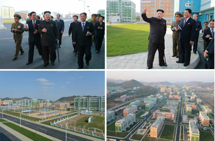 Foto oficial muestra a Kim Jong Un caminando con bastón