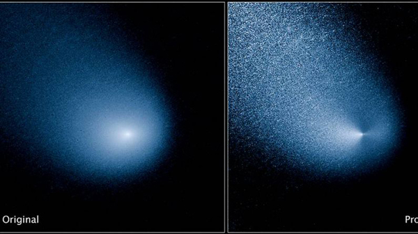 Raro roce del cometa ?Siding Spring? con Marte