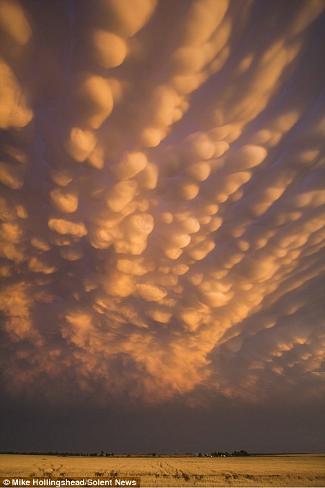 Aparecen ''nubes de burbuja'' en Nebraska, EEUU