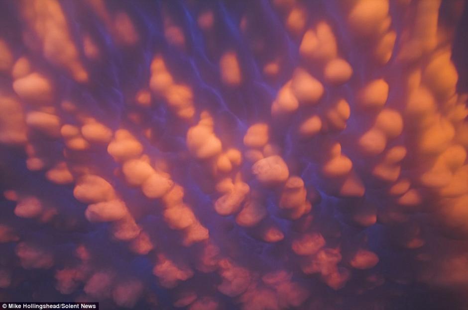 Aparecen ''nubes de burbuja'' en Nebraska, EEUU