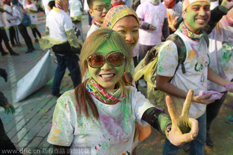 Carrera de colores en Dalian