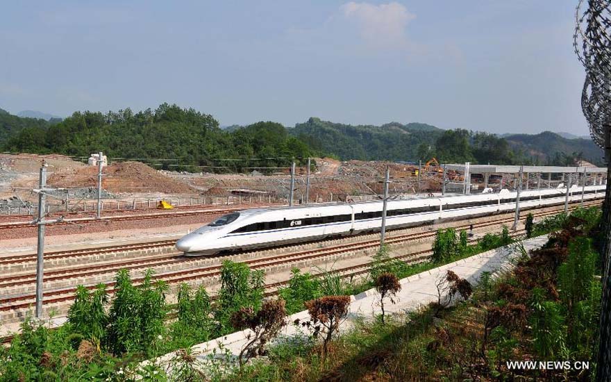 Ponen a prueba la línea ferroviaria Hefei – Fuzhou