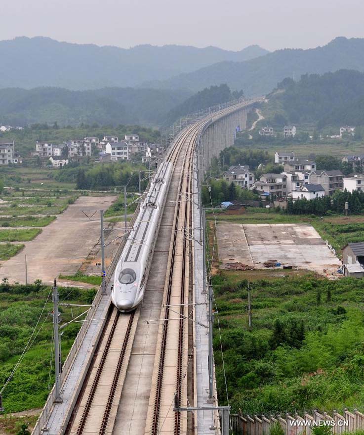 Ponen a prueba la línea ferroviaria Hefei – Fuzhou