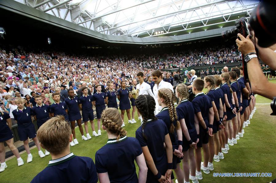 Tenis: Novak Djokovic gana final de Wimbledon a Roger Federer