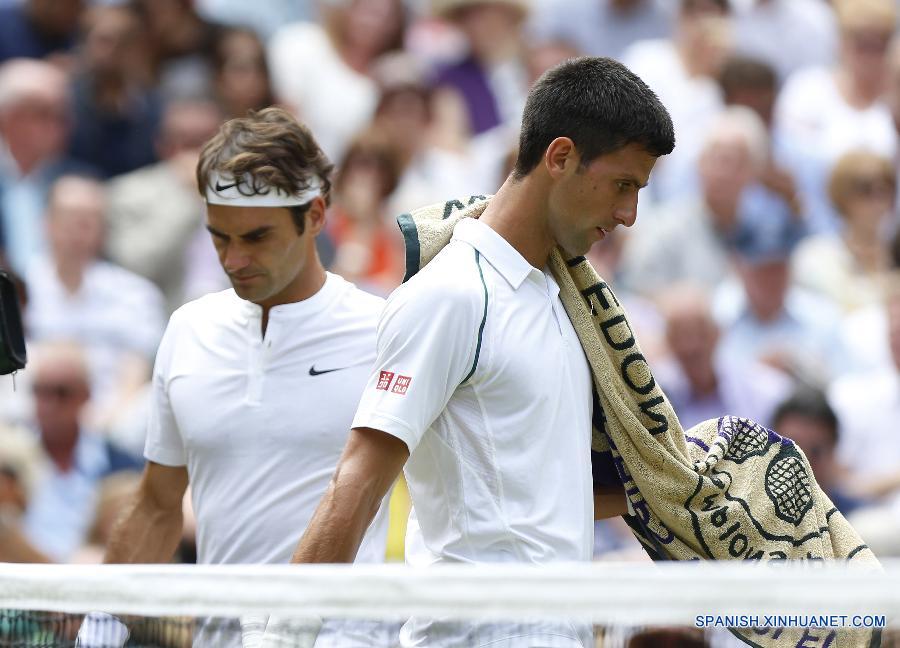 Tenis: Novak Djokovic gana final de Wimbledon a Roger Federer