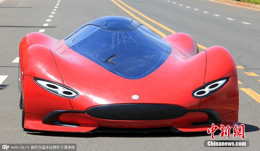 Coche deportivo fabricado por un joven chino 2