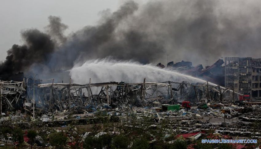 Asciende a 85 cifra de muertos por explosiones en Tianjin 2