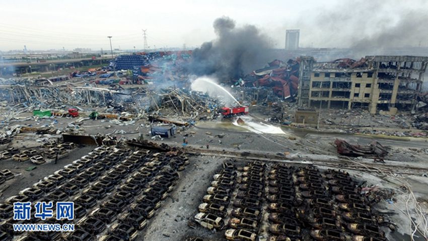 Asciende a 85 cifra de muertos por explosiones en Tianjin