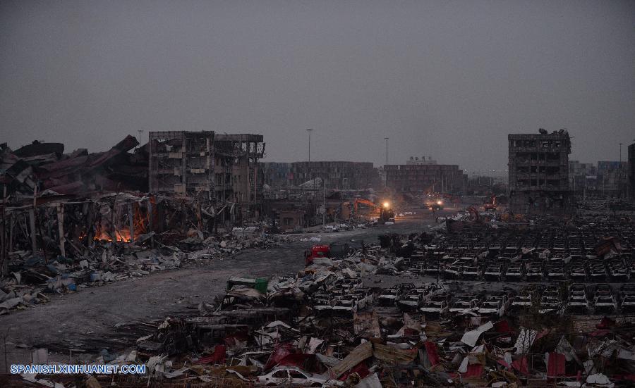  Se eleva a 114 número de muertos por explosiones en Tianjin y hay 70 desaparecidos