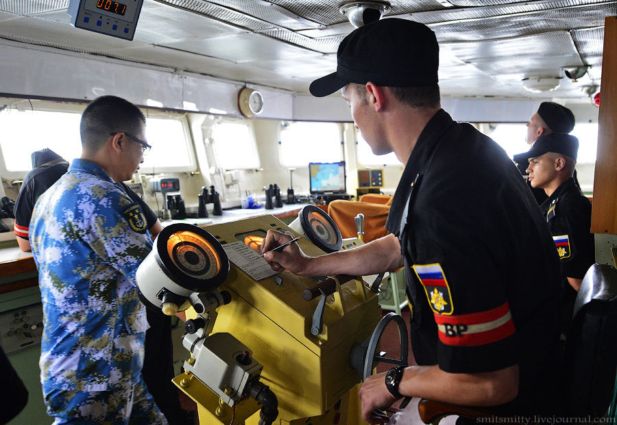 Los momentos preciosos en Ejercicio naval China-Rusia