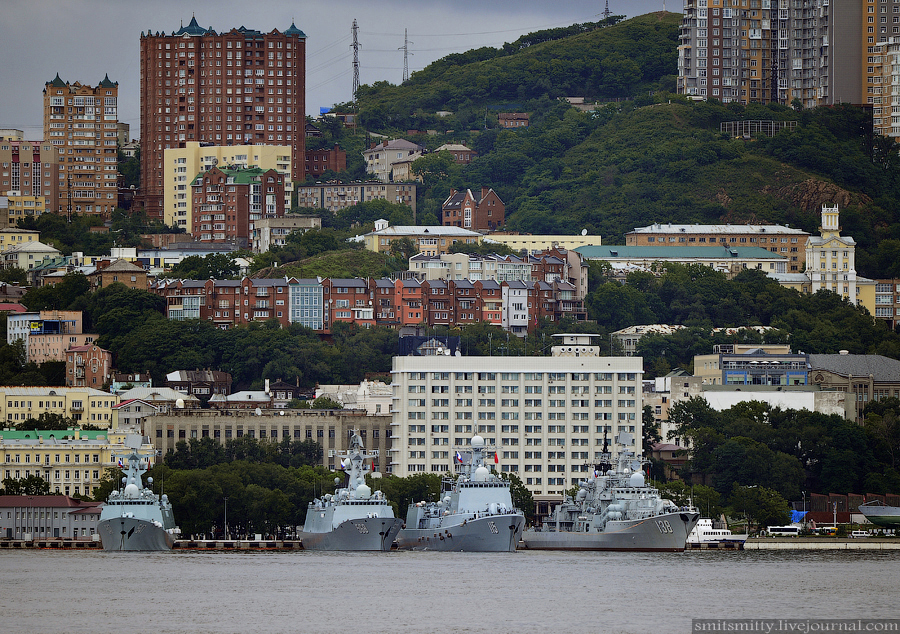 Los momentos preciosos en Ejercicio naval China-Rusia