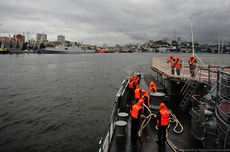 Los momentos preciosos en Ejercicio naval China-Rusia