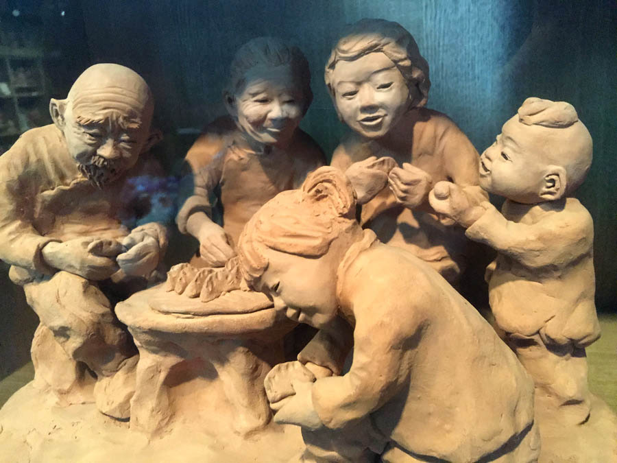 Figuras de arcilla de Yue Yunsheng. [Fotografía de Qin Fengjing/chinadaily.com.cn]