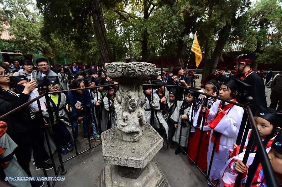 Templo de Confucio ofrecerá acceso gratuito para docentes a partir de 2016