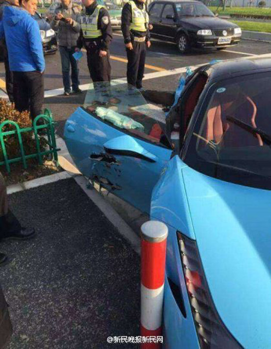 Así quedó un Ferrari 458 después de una fuerte colisión