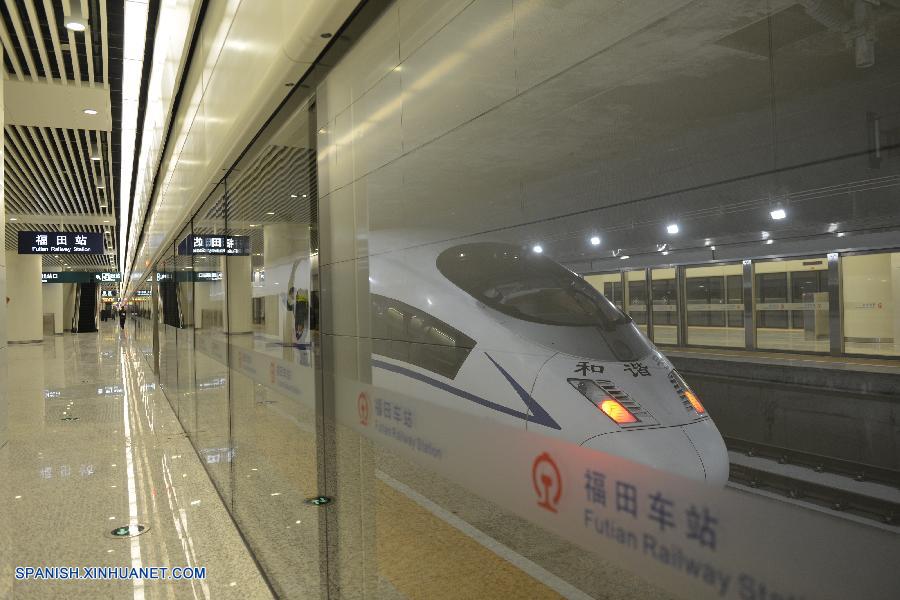 Inaugurada en Shenzhen mayor estación de ferrocarril subterránea de Asia