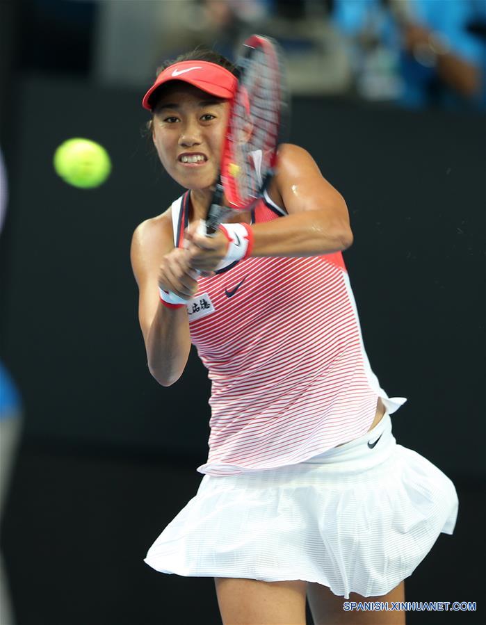 Tenis: Zhang Shuai vence a Halep en Campeonatos de Tenis Abierto de Australia