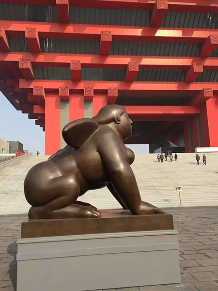 “Los Gordos” del pintor Fernando Botero llegan a Shanghai