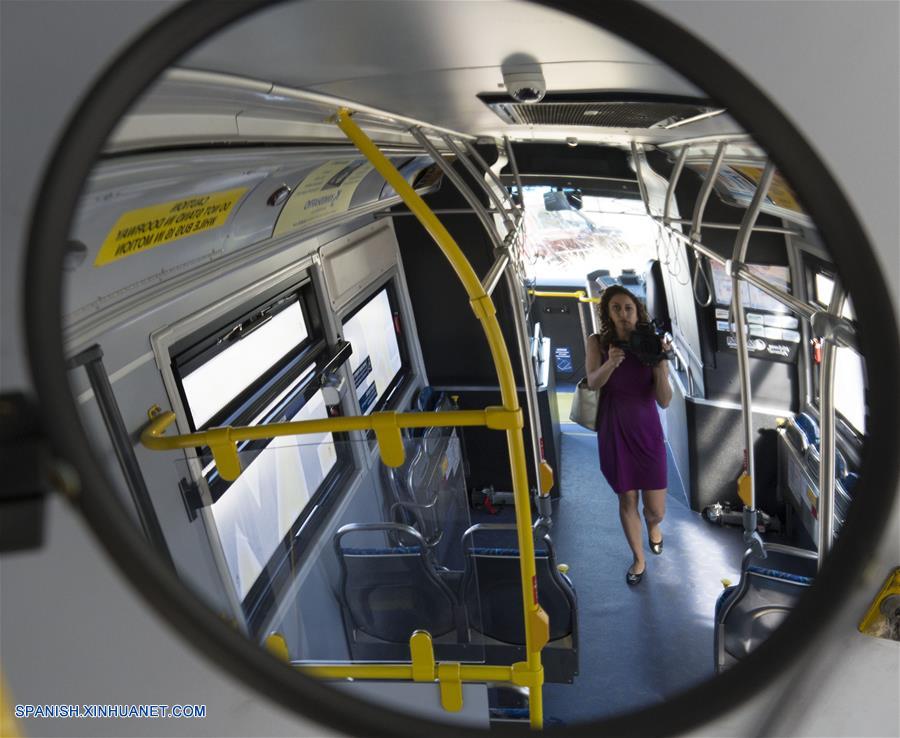 BYD Motors, un líder global en el desarrollo de vehículos eléctricos, con sede en la provincia de Guangdong, sur de China, construirá los autobuses eléctricos para AVTA en su instalación de manufactura en Lancaster, California. (Xinhua/Yang Lei)