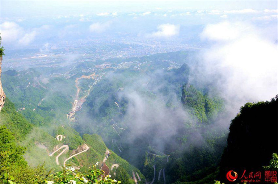 Carretera de las 99 curvas al cielo