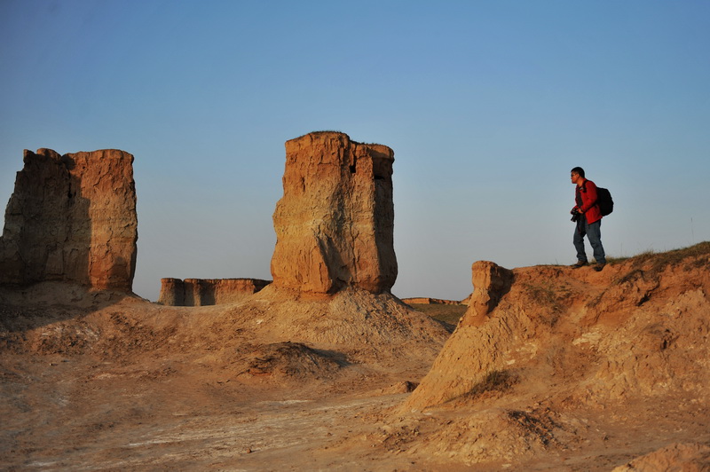 Maravilloso paisaje del bosque de la tierra en Datong