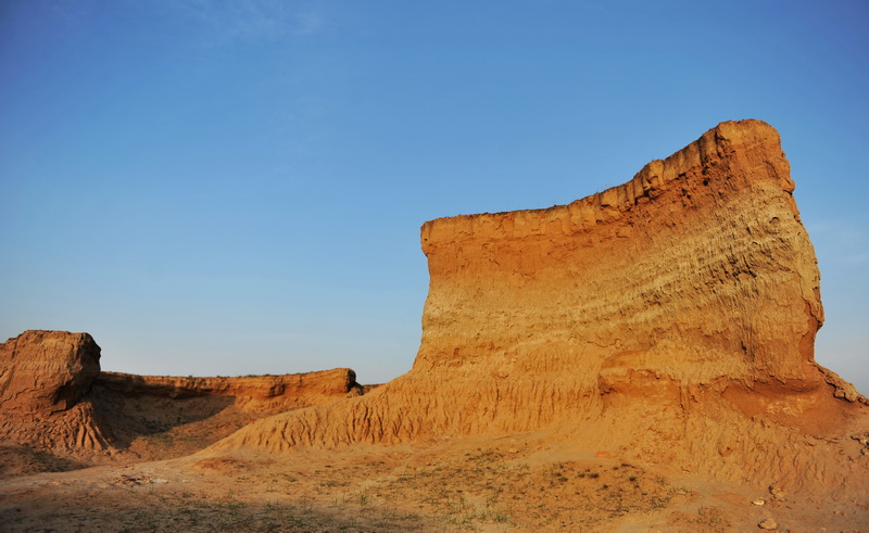 Maravilloso paisaje del bosque de la tierra en Datong