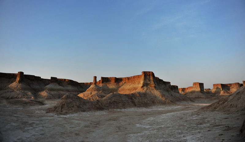 Maravilloso paisaje del bosque de la tierra en Datong