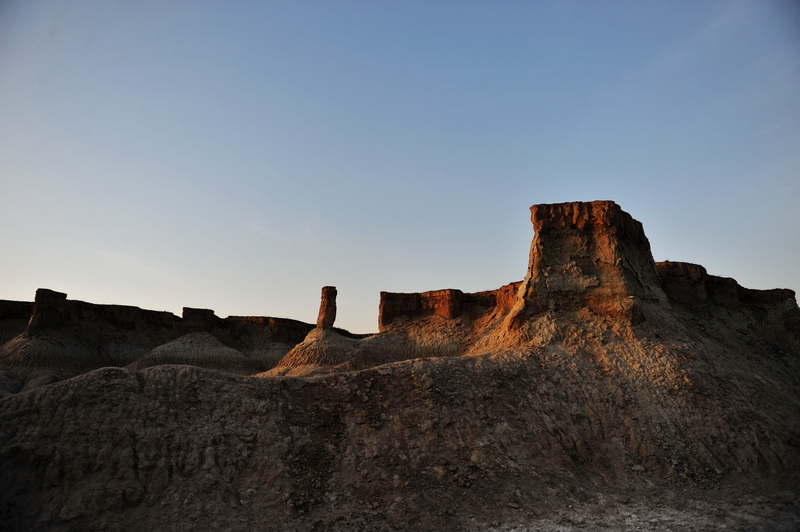 Maravilloso paisaje del bosque de la tierra en Datong