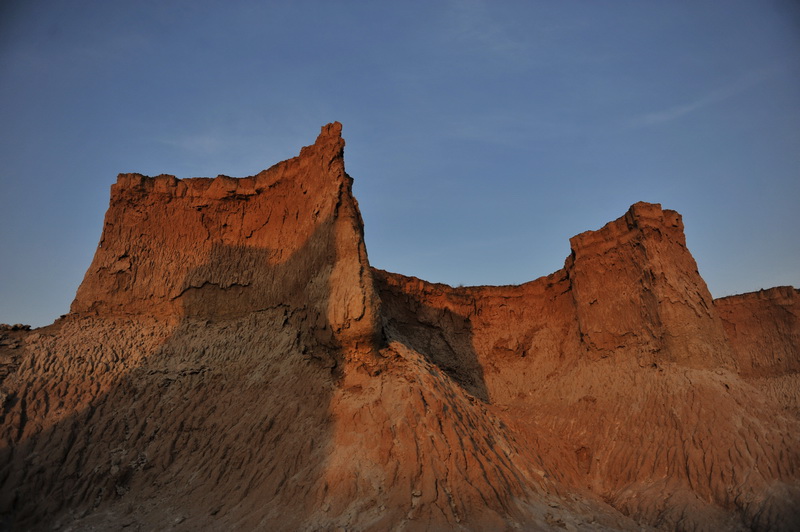 Maravilloso paisaje del bosque de la tierra en Datong