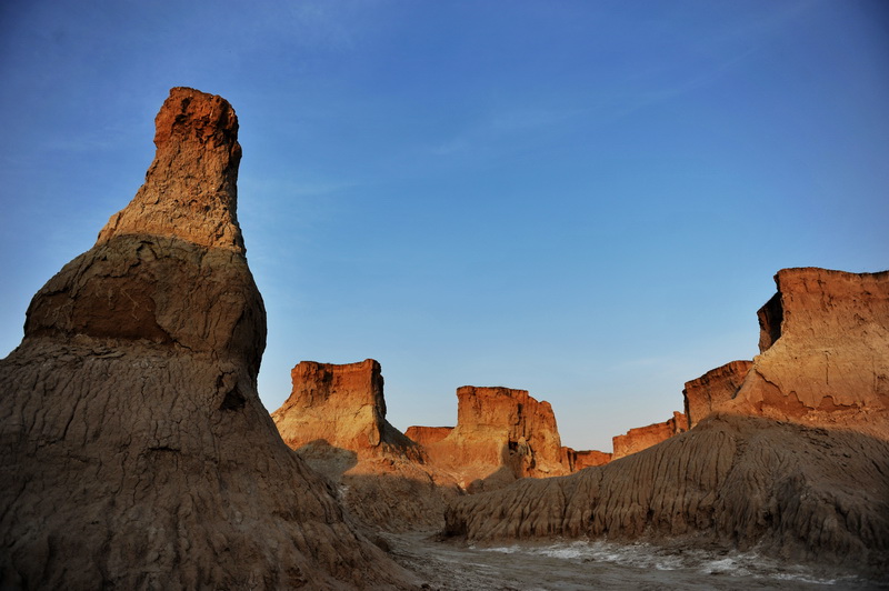 Maravilloso paisaje del bosque de la tierra en Datong