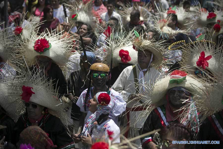 Celebración del 154 aniversario de la Batalla de Puebla en México