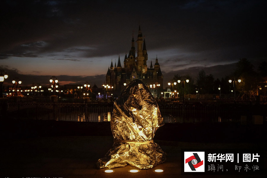 El flamante Shanghai Disney Resort visto desde lo alto