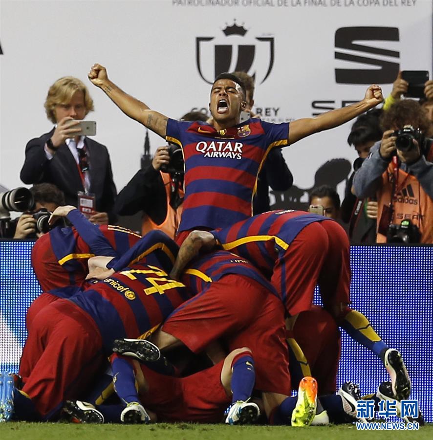 Fútbol: Barcelona es campeón de Copa de Espa?a al ganar 2-0 a Sevilla