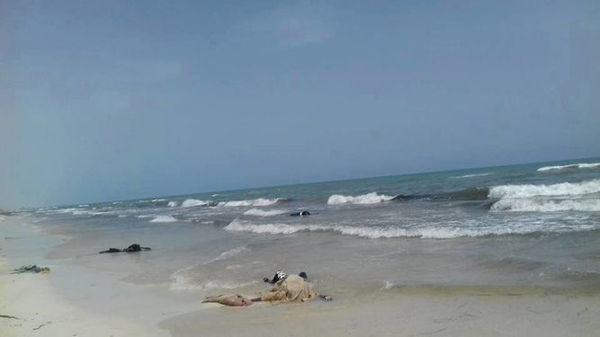 Encuentran ni?os muertos en una playa de Libia